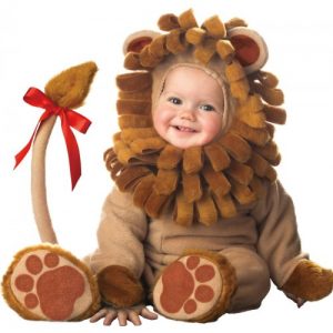 Lil Characters Unisex-baby Infant Lion Costume, Brown, 18 Months-2T