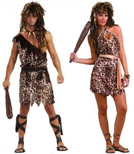 Cave Stud & Cave Beauty Adult Standard Couples Costume Set