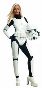 Rubie's Star Wars Female Stormtrooper, White/Black, Small