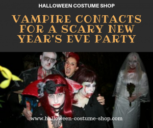 Vampire Contacts For a Scary New Year's Eve Party